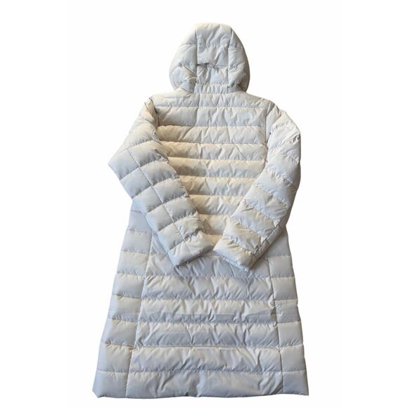 North Face Parka Aconcagua NEW Hooded Down Fill White Dune Women’s size Medium - Picture 6 of 14